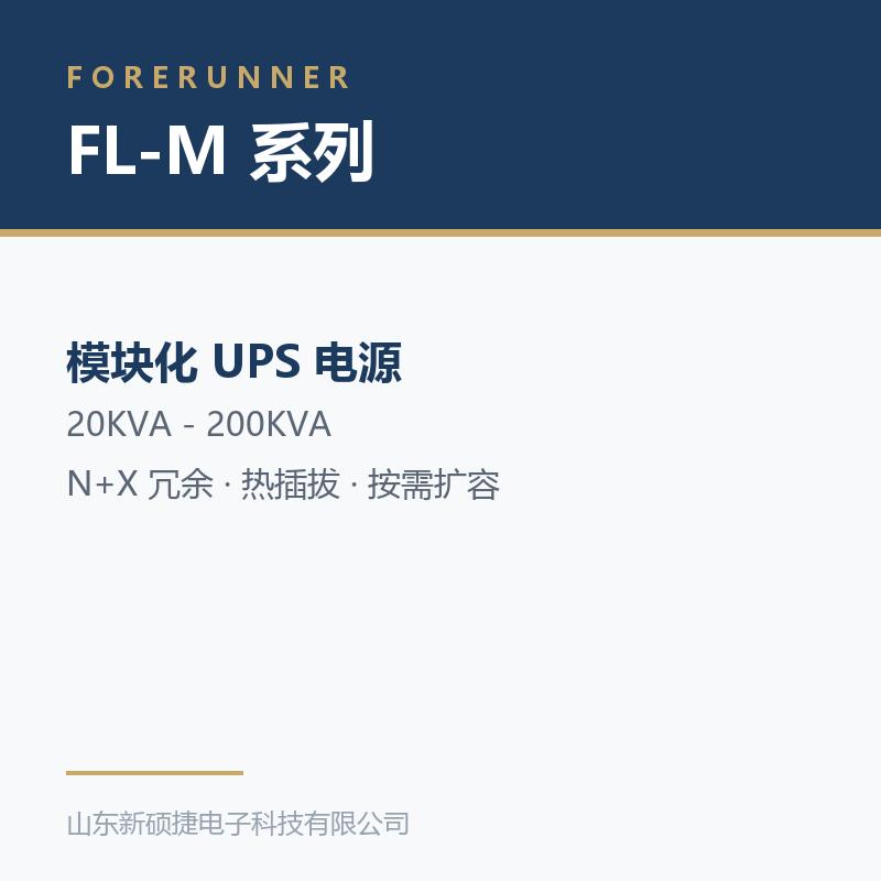 FL-M 系列模块化 UPS(淄博周村区UPS电源)