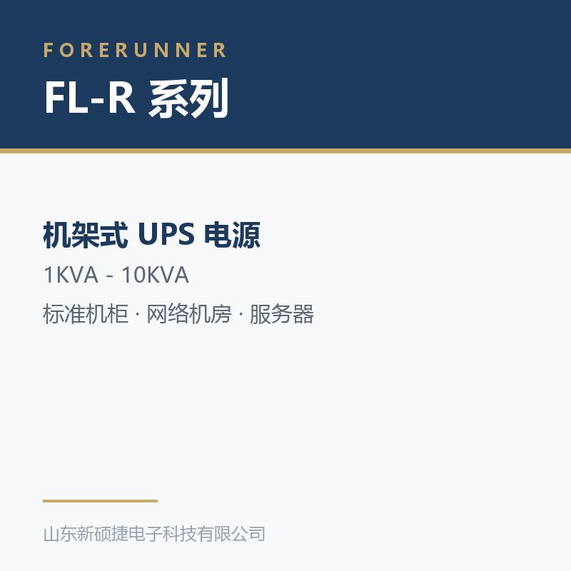 FL-R 系列机架式 UPS(淄博周村区UPS电源)